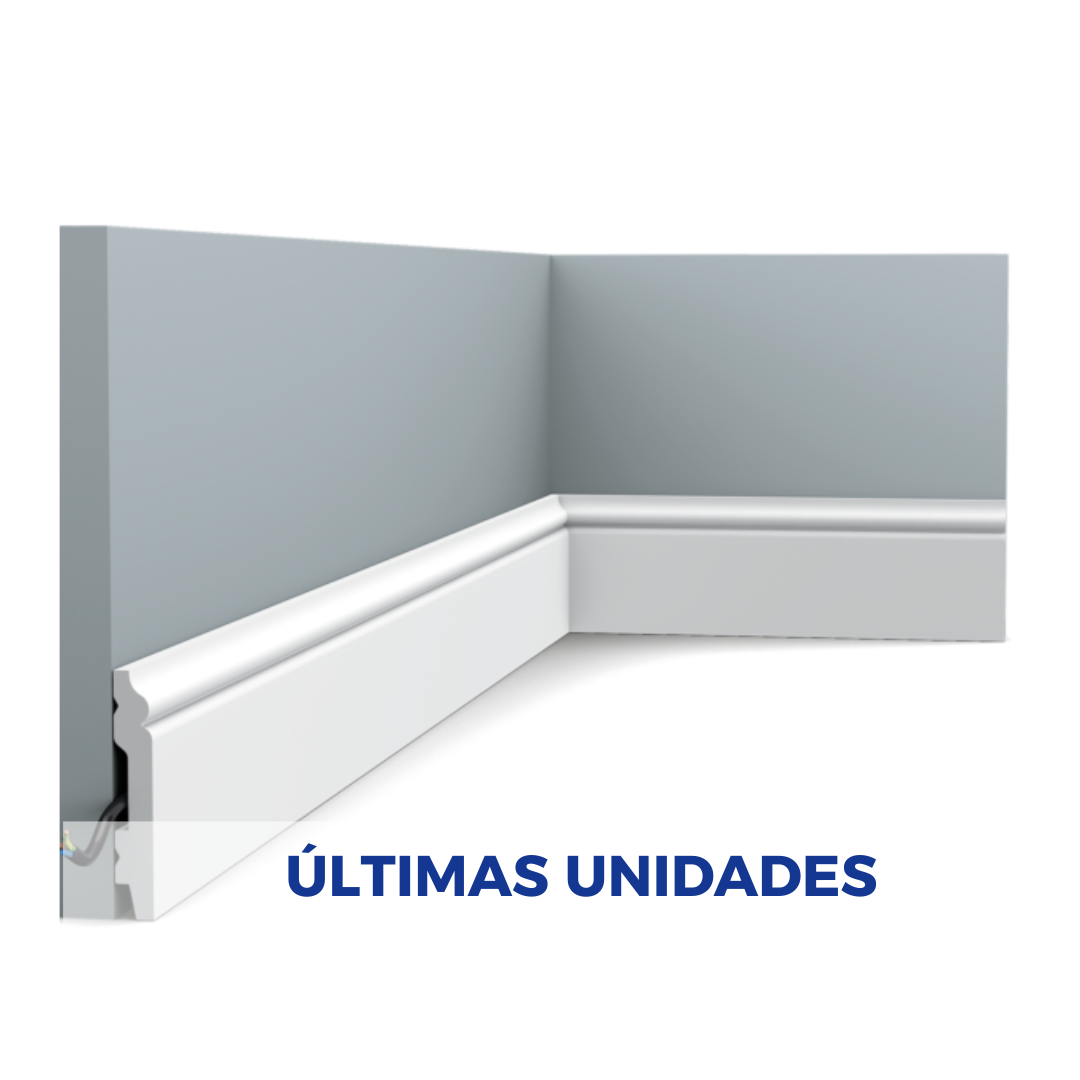 ZOCALO ORAC DUROPOLYMER SX 165 - 11 X 69 X 2000 MM.