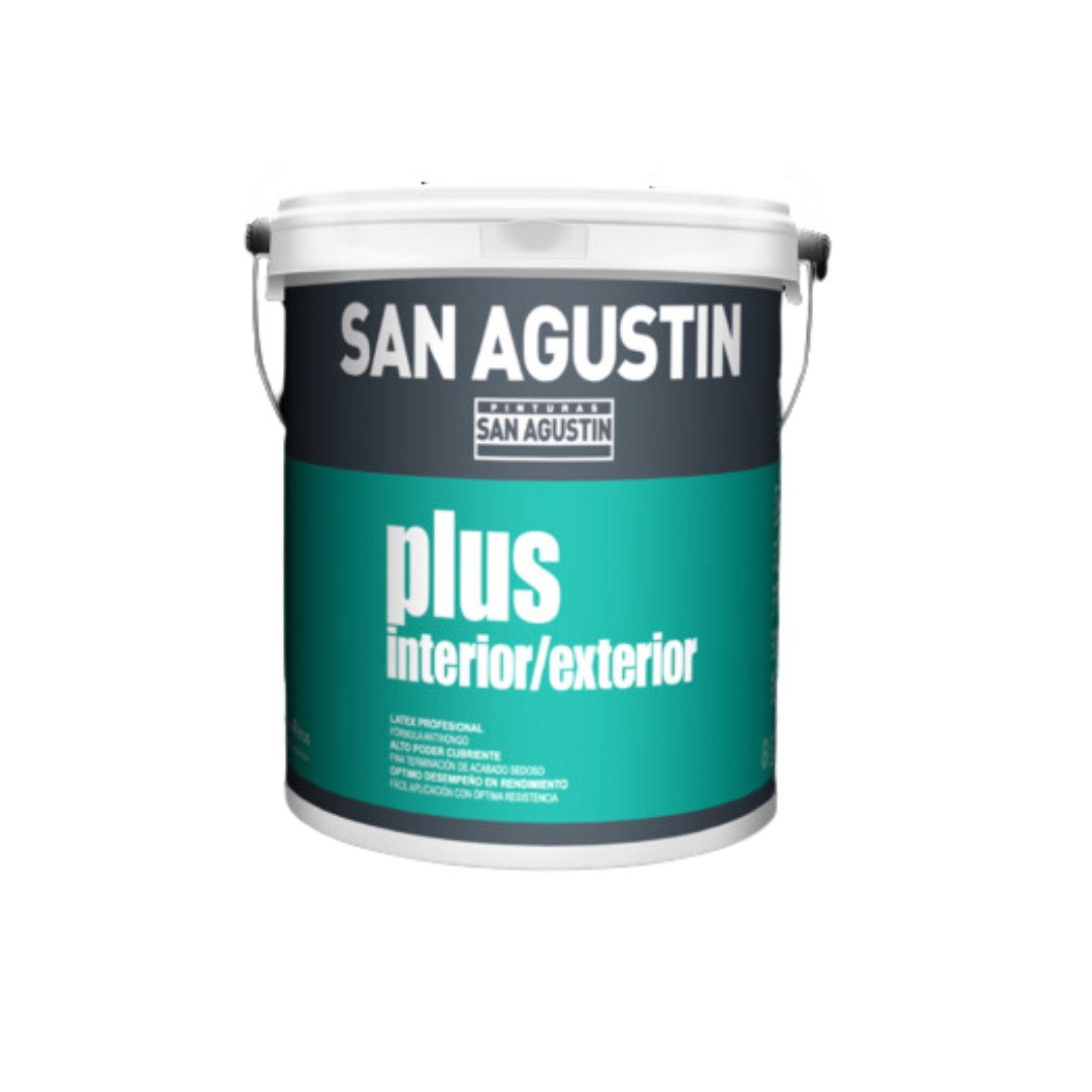 LATEX ACRILICO PLUS INT-EXT X 1LT SAN AGUSTIN