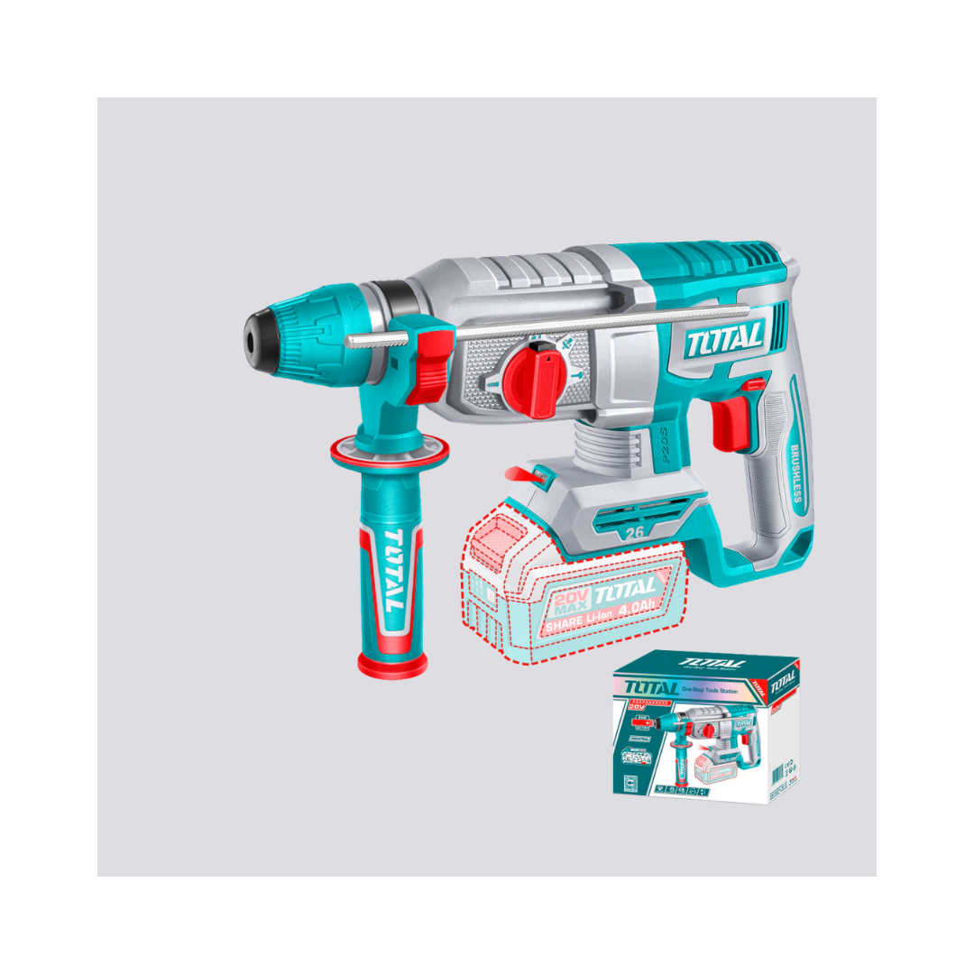 ROTOMARTILLO TOTAL 20V BL 26MM TRHLI26208